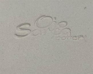 32pc Ojo Sarco Pottery Dish Set Southwest Kathy Riggs and Jake Willson 32pc