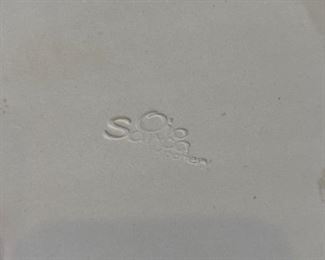 32pc Ojo Sarco Pottery Dish Set Southwest Kathy Riggs and Jake Willson 32pc