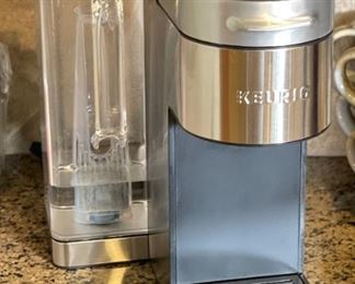Keurig K920 Silver Stainless Steel Supreme Plus Single Serve Coffee Maker 12 x 8 x 13in HxWxD
