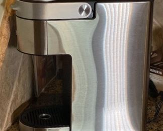 Keurig K920 Silver Stainless Steel Supreme Plus Single Serve Coffee Maker 12 x 8 x 13in HxWxD
