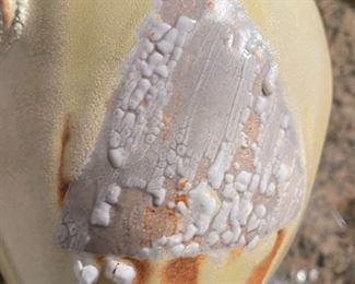 Signed Studio Pottery Pitcher Shawn 12 x 7 x 5.5in HxWxD