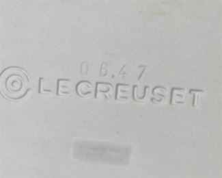 2pc Le Creuset Square Baking Dishes Blue LG: 2 x 11 x 9in HxWxD