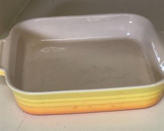 Le Creuset 10.0 Square Baking Dish Yellow 2 x 11 x 9in HxWxD