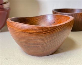 9pc Unisilver Thai Teak Wood Salad and Serving Bowl Set w Utensils Serving Bowl: 6in H x 10in diameter