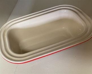 Le Creuset Red Baking Casserole Dish rectangular 3 x 10.75x7in HxWxD