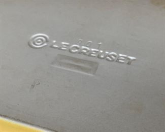 Le Creuset Yellow 9.01 Baking Dish rectangular 2 x 12.25 x 7in HxWxD