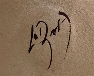 Lorna Smith Studio Pottery Ceramic Fish Plate 2 x 12 x 7.5 in HxWxD