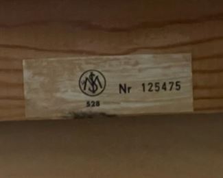 Vintage Egon Ostergaard Rosewood Cylinder Desk Roll Top MCM Scandinavian Modern Svensk Mobelindustri MSI 38 x 35 x 19 in HxWxD