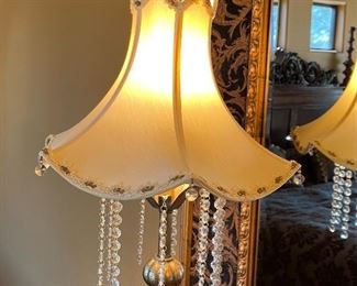 2pc Bronze & Black Pineapple Column Lamps PAIR 45 x 16 in diameter