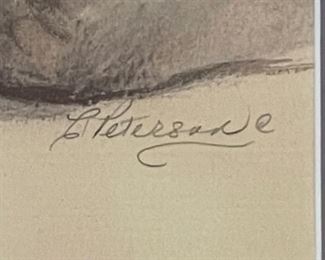 Carolyn Peterson Heather Framed Print Art Frame: 19 x 23in