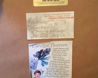 Carolyn Peterson Heather Framed Print Art Frame: 19 x 23in