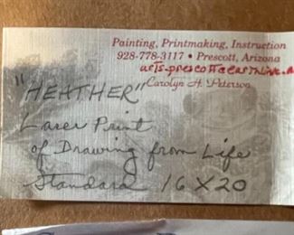 Carolyn Peterson Heather Framed Print Art Frame: 19 x 23in