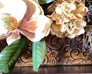 Large Faux Floral Centerpiece Decor Approx 38 x 26 x 22in