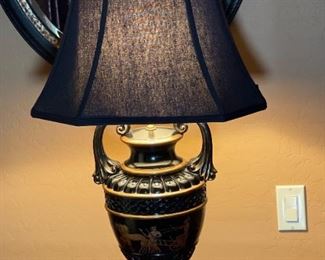 Greek Scene Trophy Lamp Single 32 x 9 x 15in HxWxD