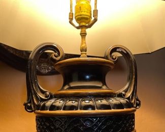 Greek Scene Trophy Lamp Single 32 x 9 x 15in HxWxD