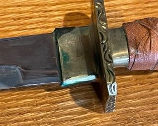 3 Samurai Swords on Display 28 x 48 x 1.5 in HxWxD