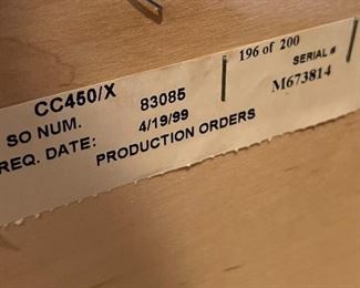 2 Drawer Lateral File Cabinet OAK 29 x 19.5 x 23.75 in HxWxD