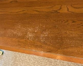 Oak Sideboard Buffet cabinet 37 x 60 x 20 in HxWxD