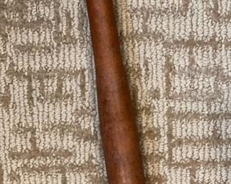 Antique Bartenders Billy Club Vintage Wood Police Baton Truncheon Night Stick #4 12.5in Long