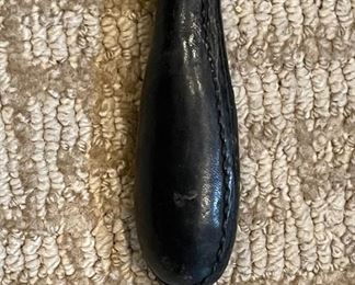 Vintage Black Leather Police SAP Slapjack Blackjack #1 8.5in Long