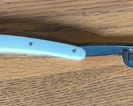 Antique Boker Tree Brand King Cutter Straight Razor Box: 6.5x1x.5in HxWxD
