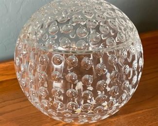 Giant Clear Acrylic Golf Ball Ice Bucket 8x8x8in HxWxD