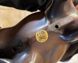 GATCO Solid Brass Elephant Bronze Finish 13 x 5 x 13 in HxWxD