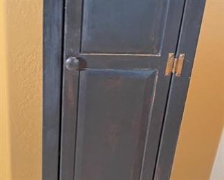 Slender Rustic Cabinet 60 x 18 x 12.25 in HxWxD