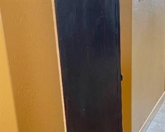 Slender Rustic Cabinet 60 x 18 x 12.25 in HxWxD