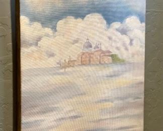 Palace in the sky Canvas print 20 x 16 x 1.5 in HxWxD