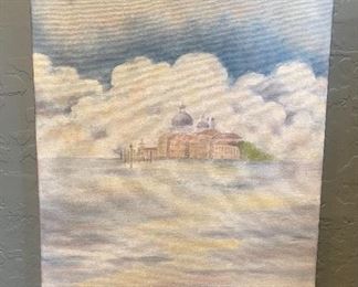 Palace in the sky Canvas print 20 x 16 x 1.5 in HxWxD
