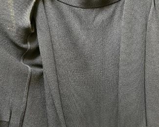 St. John Basics Knit Jacket & Skirt Size: L