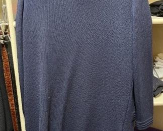 St. John Basics Knit Jacket & Skirt Size: L