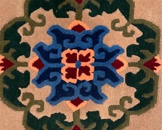 Small Handknotted Rug 21 x 16 in