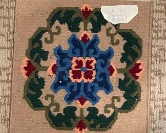 Small Handknotted Rug 21 x 16 in