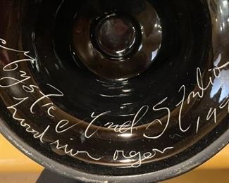 Mystic Mud Pottery Studio Hood River Oregon Vase 13in h x 8 in diameter