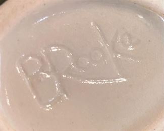 3pc James Brooke Studio Pottery Plate, Pitcher, Bowl Set Plate: 12.75 x 12.75