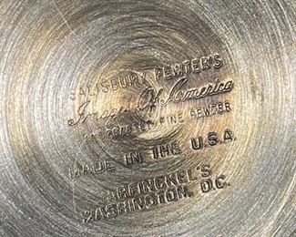 Salisbury Pewter Images of America Bowl US Capitol 3.5in H x 6.5in diameter