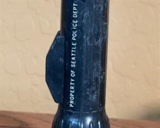 Seattle Police Dept Flashlight 8in Long