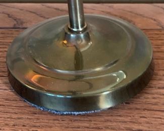 Brass Adjustable Desk Magnifying Glass 10x12x5in HxWxD