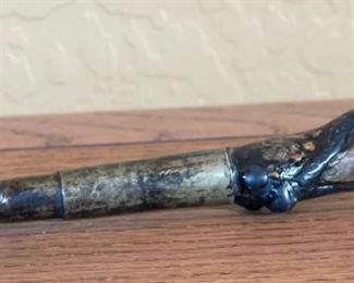 Primitive Long Stem Smoking Pipe 16in Long