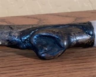 Primitive Long Stem Smoking Pipe 16in Long