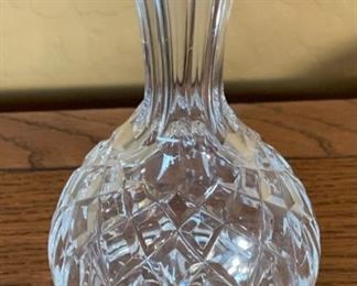 Waterford Crystal Lismore Carafe Decanter #2 Reverse Pattern 8.75in H