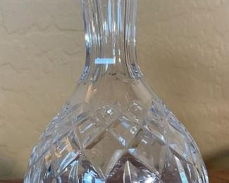 Waterford Crystal Lismore Carafe Decanter #2 Reverse Pattern 8.75in H