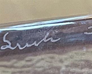 Mats Jonasson Crystal Fish Paperweight Salmon 5x7x1.75in HxWxD