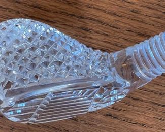 2pc Waterford Crystal Golf Club Driver Head & Ball Golf Club: 3x3x5in HxWxD