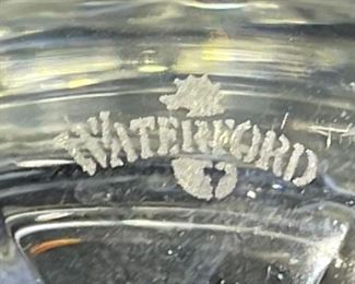 Waterford Crystal Lismore Biscuit Barrel Jar with Lid 7.5in H x 5in Diameter