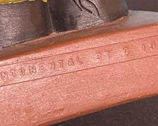 Continental Studios Chalkware Police Chief Statue 1972 Plaster 14.5x5.5x5.5in HxWxD