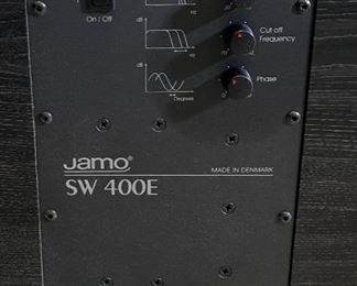 JAMO SW 400E Powered Subwoofer Speaker Sub 15.5 x 19.5 x 9.5in HxWxD