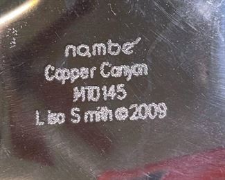 3pc Nambe Copper Ice Bucket Bar Set Ice Bucket: 11 x 8 x 7.5” HxWxD